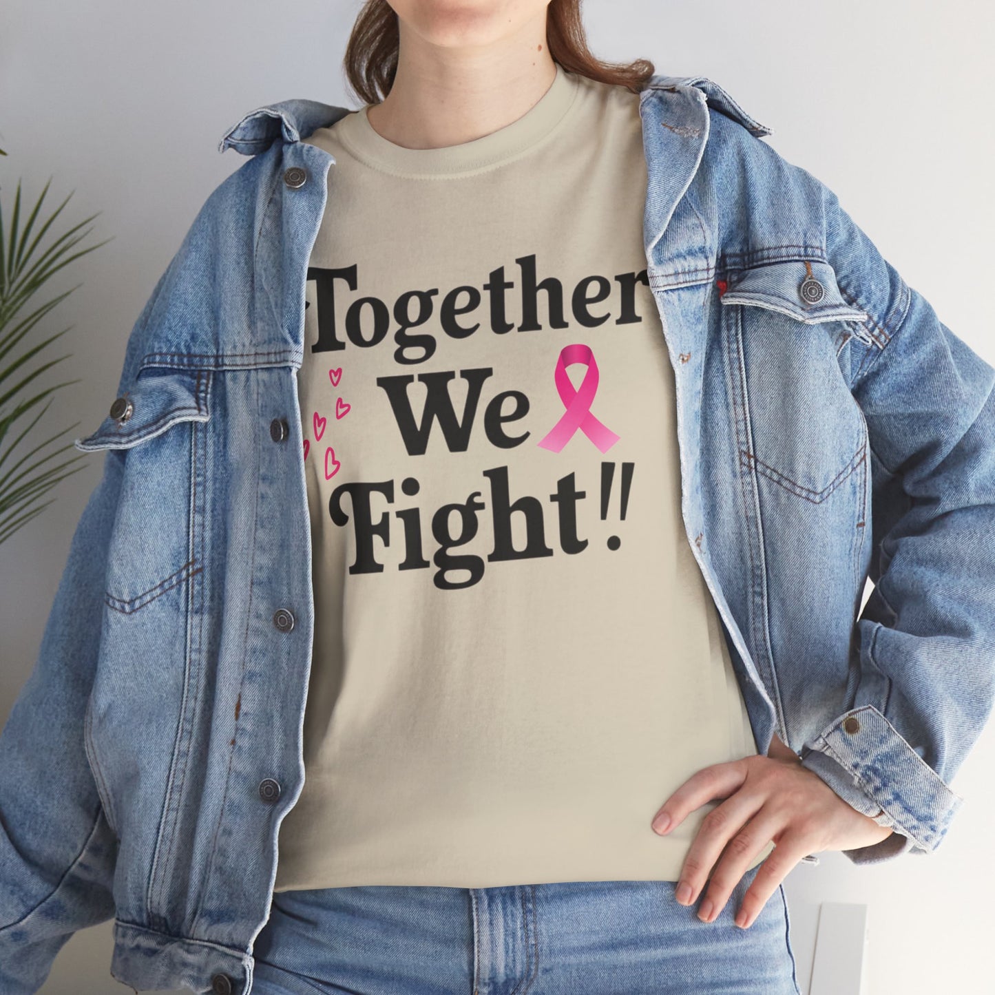 Together We Fight Unisex Heavy Cotton Tee