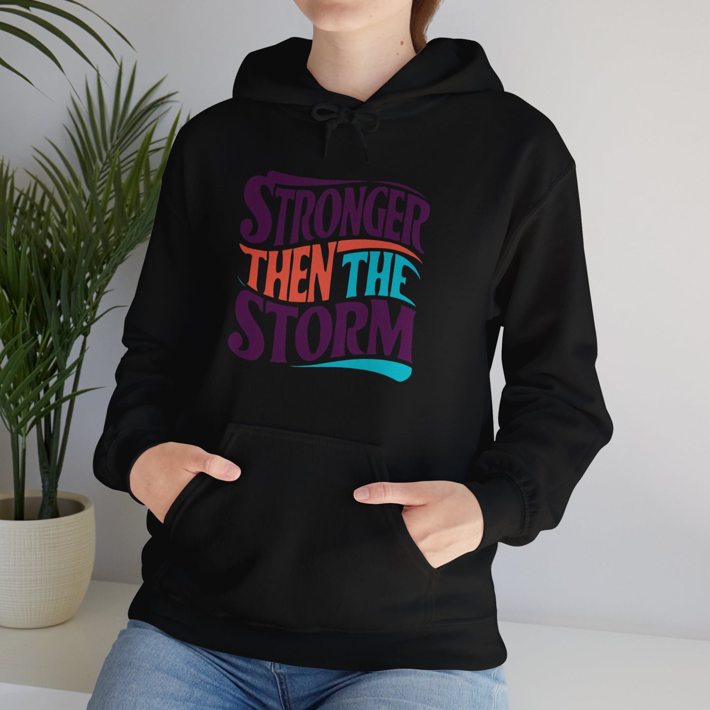 Stronger Than The Storm Unisex Heavy Blend™ Hooded Sweatshirt