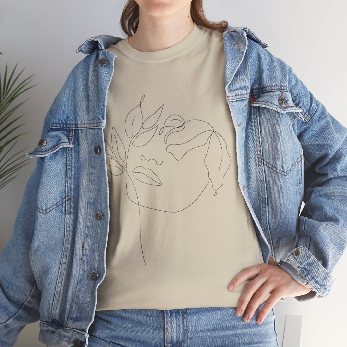 Women Artwork T Shirt with Hearts