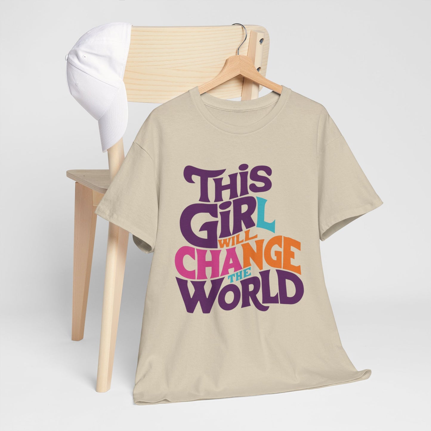 This Girl Printed  T Shirt with Hearts