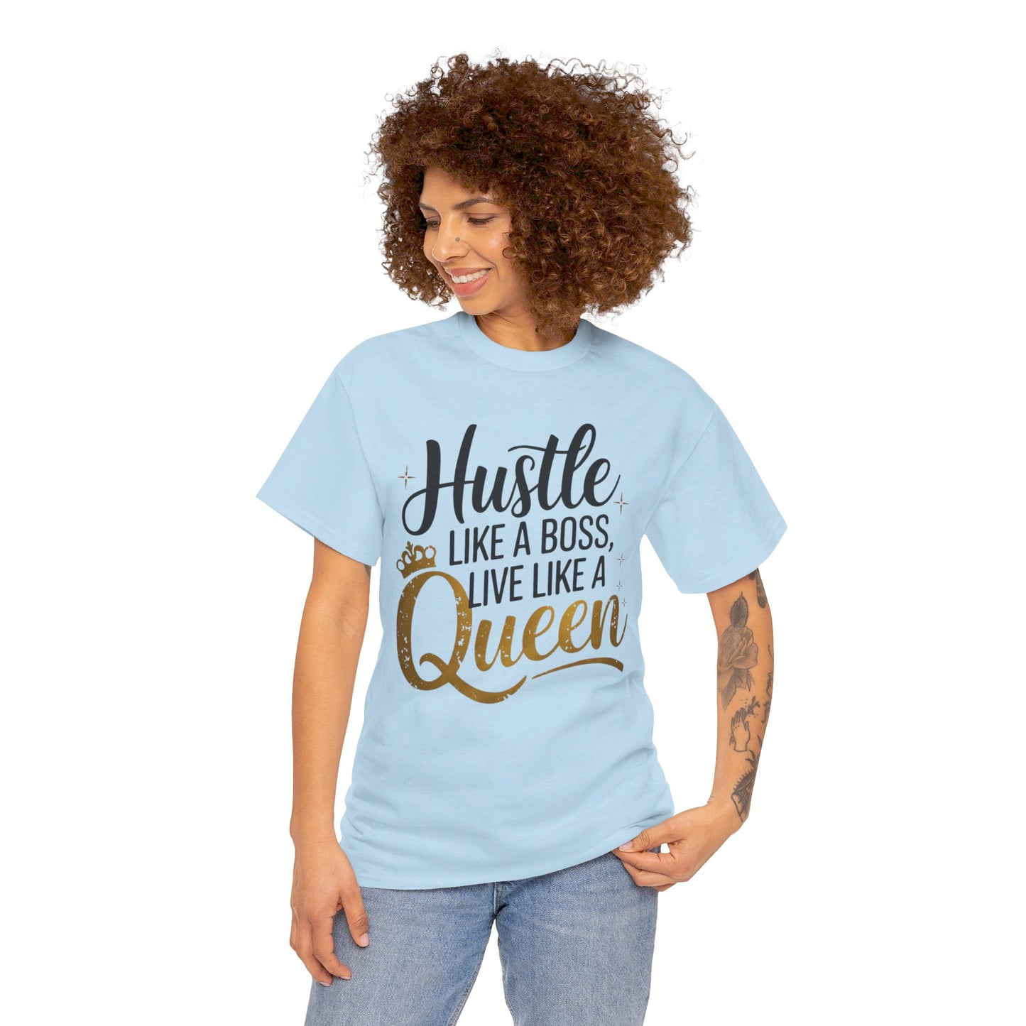 Hustle Women Heavy Cotton Tee