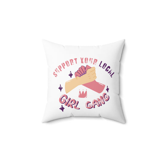 Support Spun Polyester Square Pillow