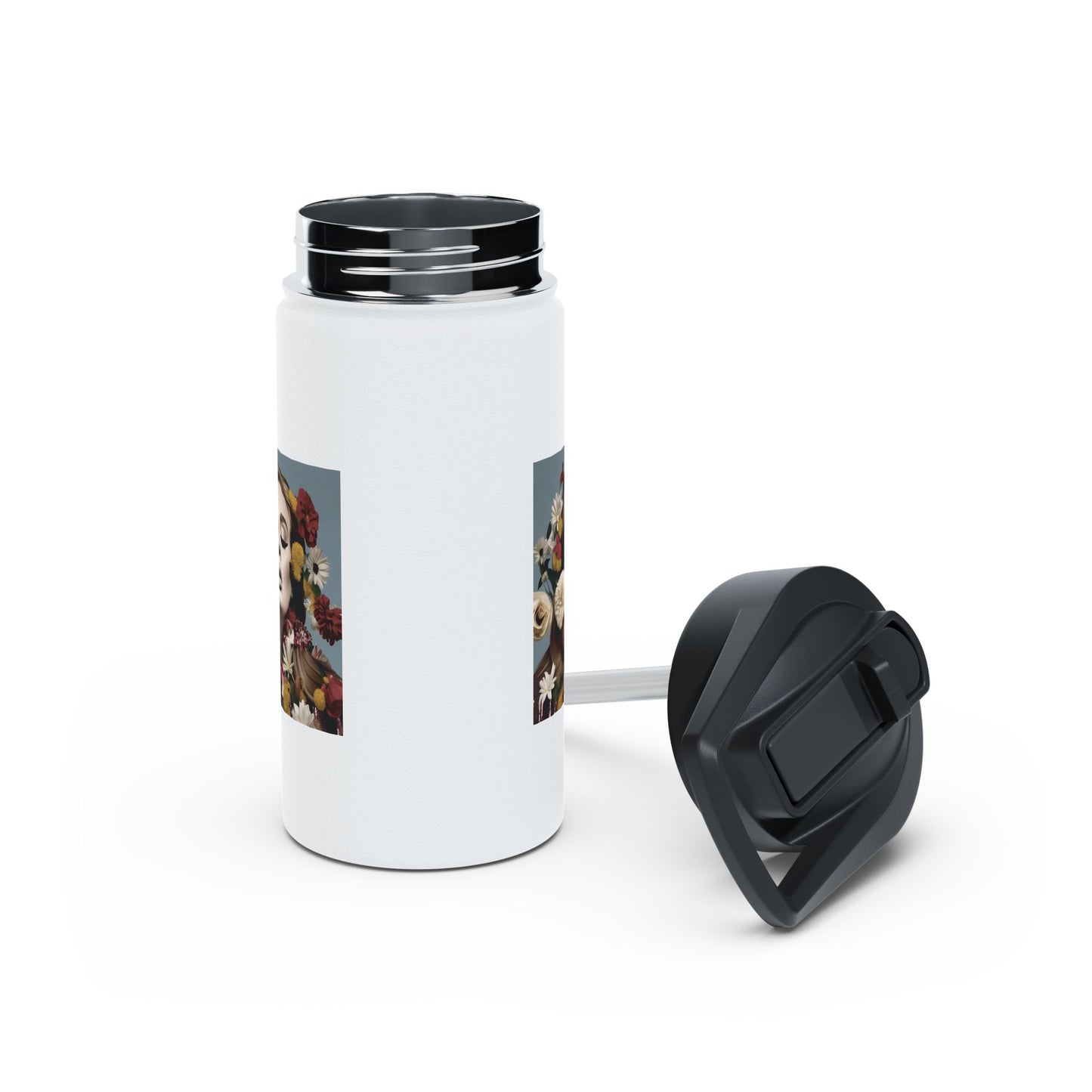 Women  Stainless Steel Water Bottle, Standard Lid