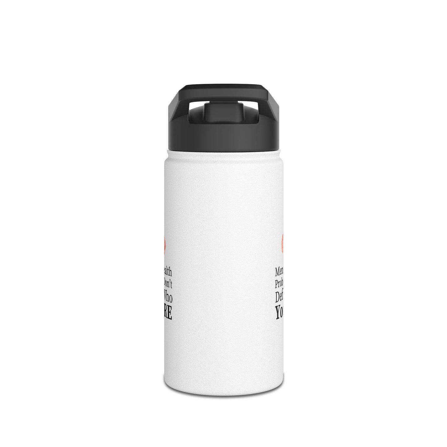 Mental Health  Stainless Steel Water Bottle, Standard Lid