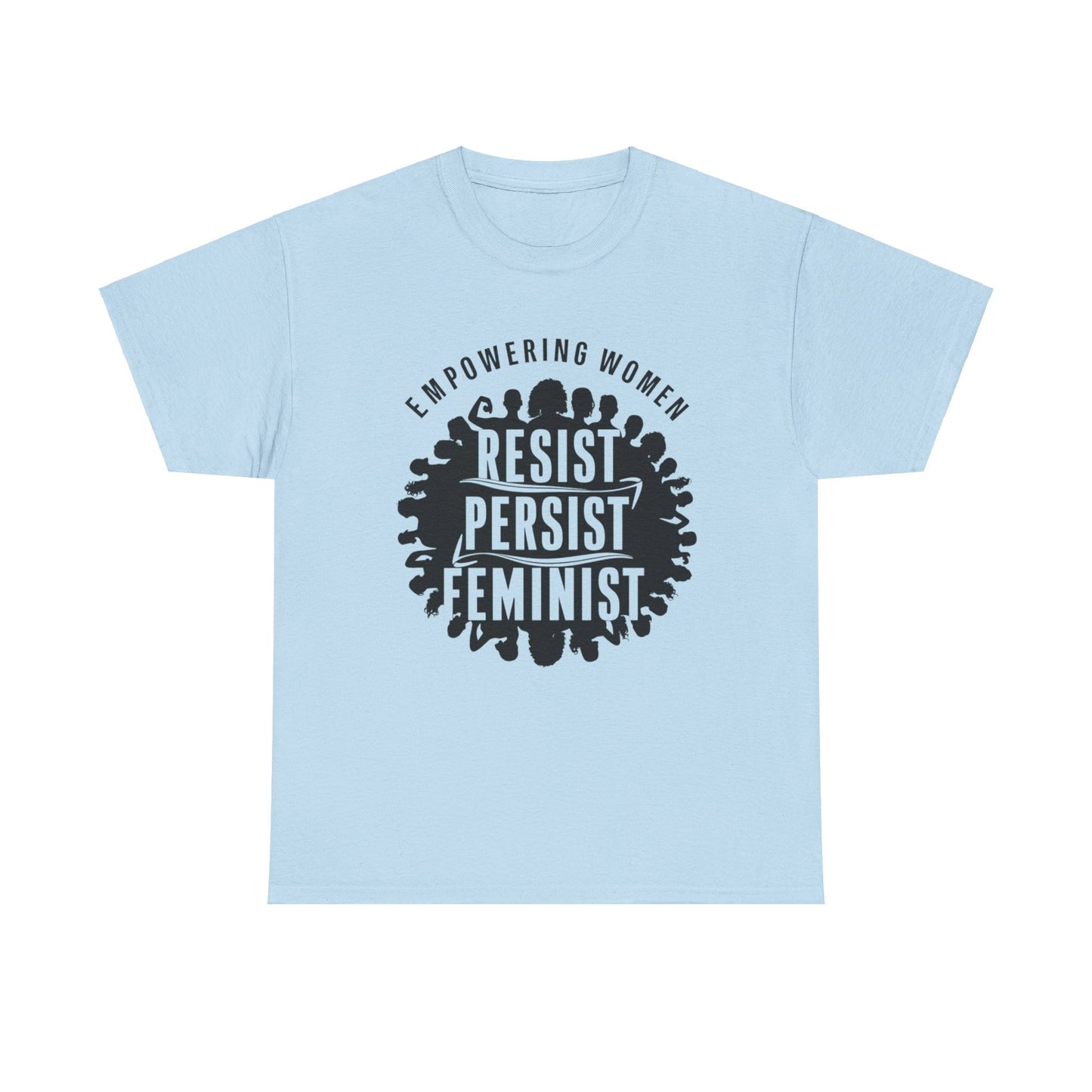Empowering Women Printed T Shirt with Hearts