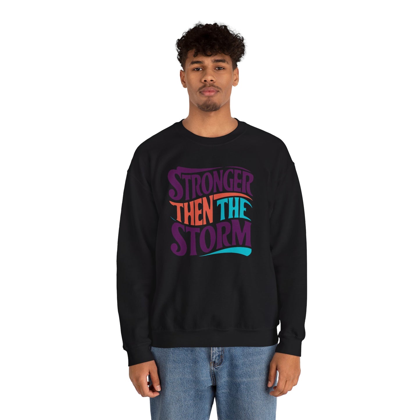 Stronger Then The Storm Unisex Heavy Blend™ Crewneck Sweatshirt