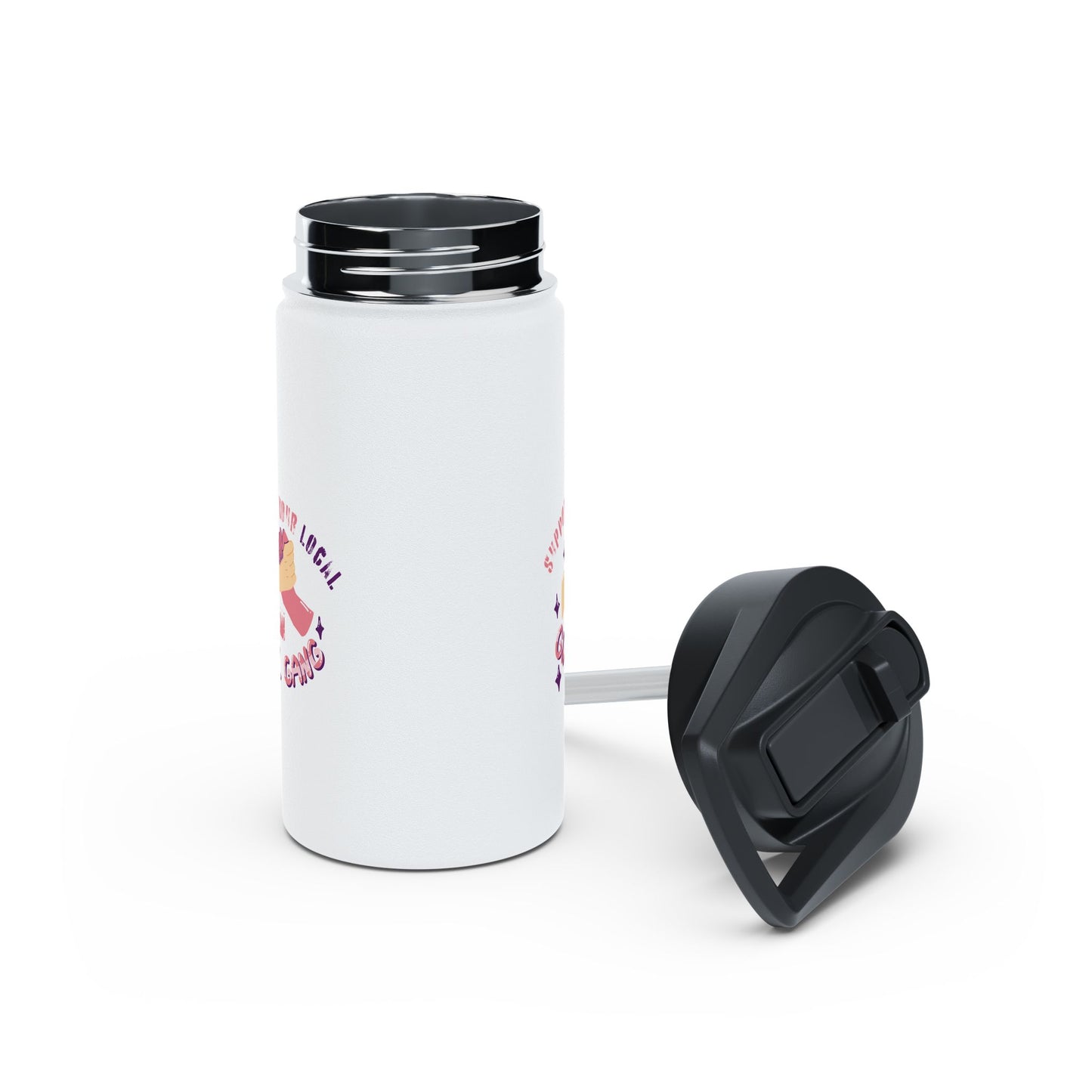 Support Your Stainless Steel Water Bottle, Standard Lid