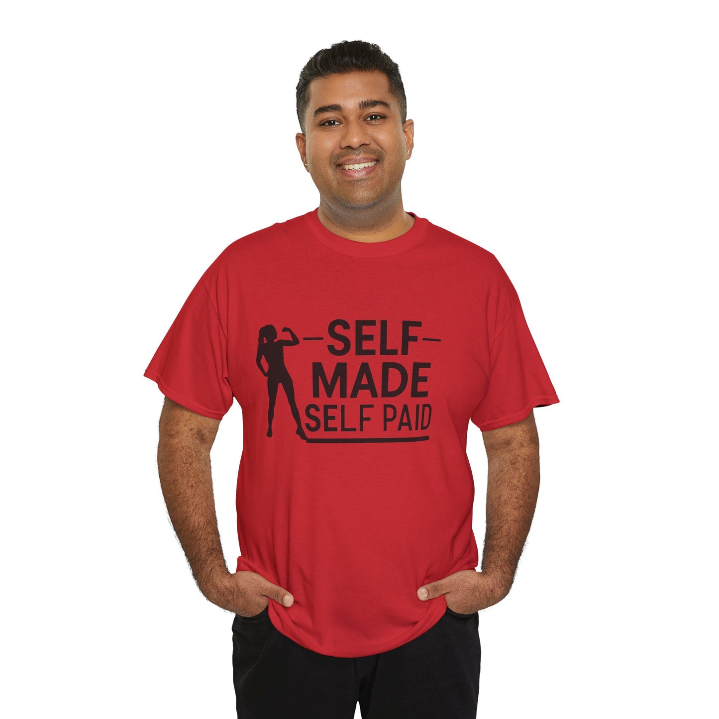 Self Made Printed T Shirt with Hearts