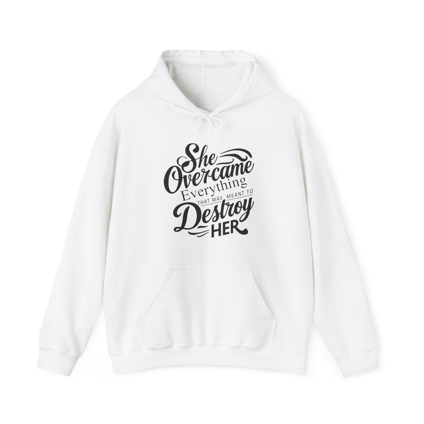 She Overcame Unisex Heavy Blend™ Hooded Sweatshirt
