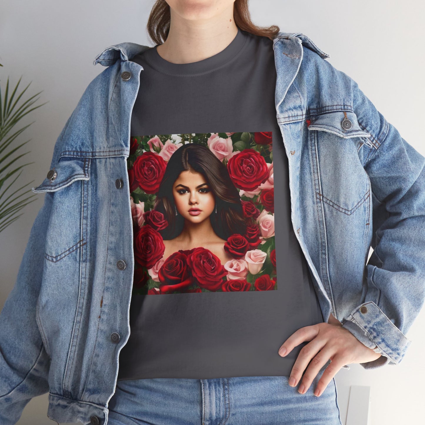 Selena Gomez T Shirt with Hearts