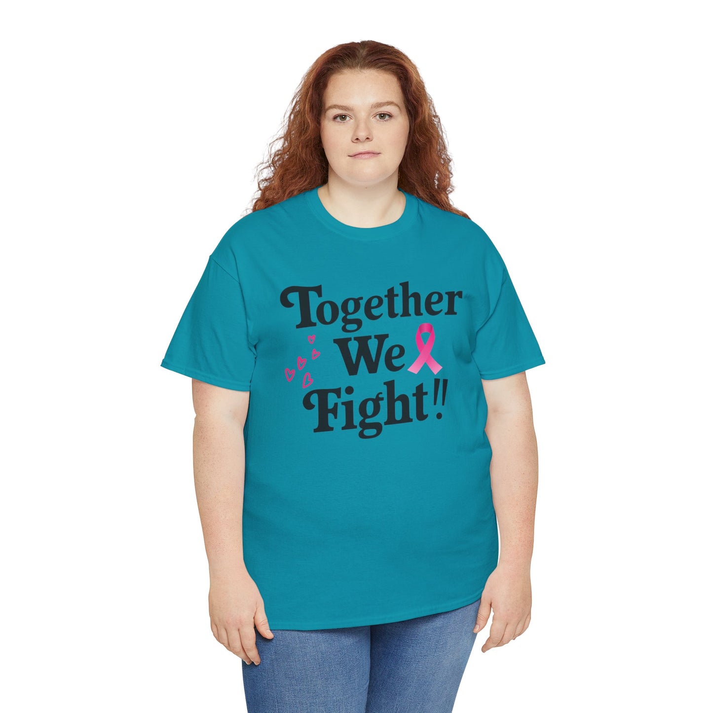 Together We Fight Unisex Heavy Cotton Tee