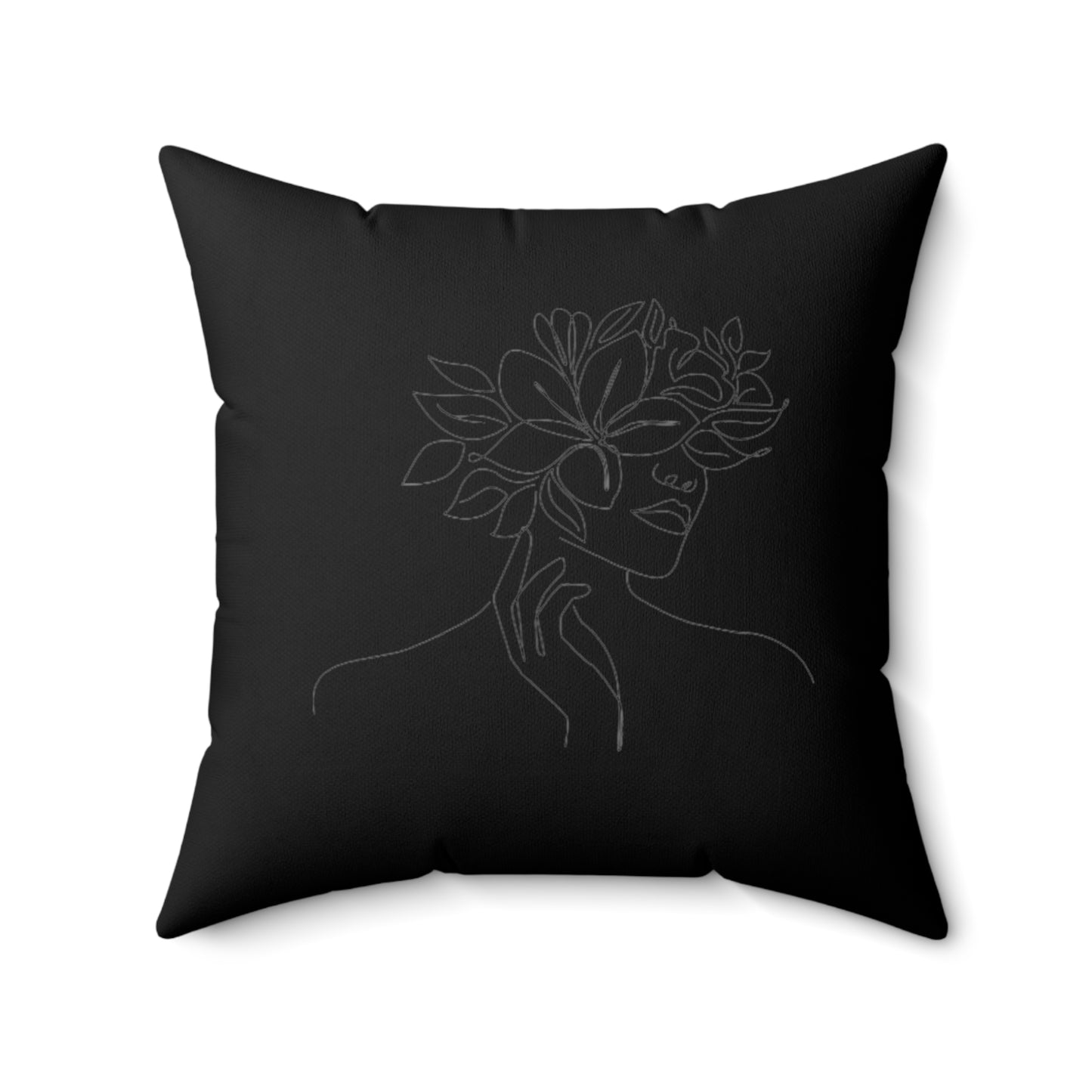 Women  Spun Polyester Square Pillow