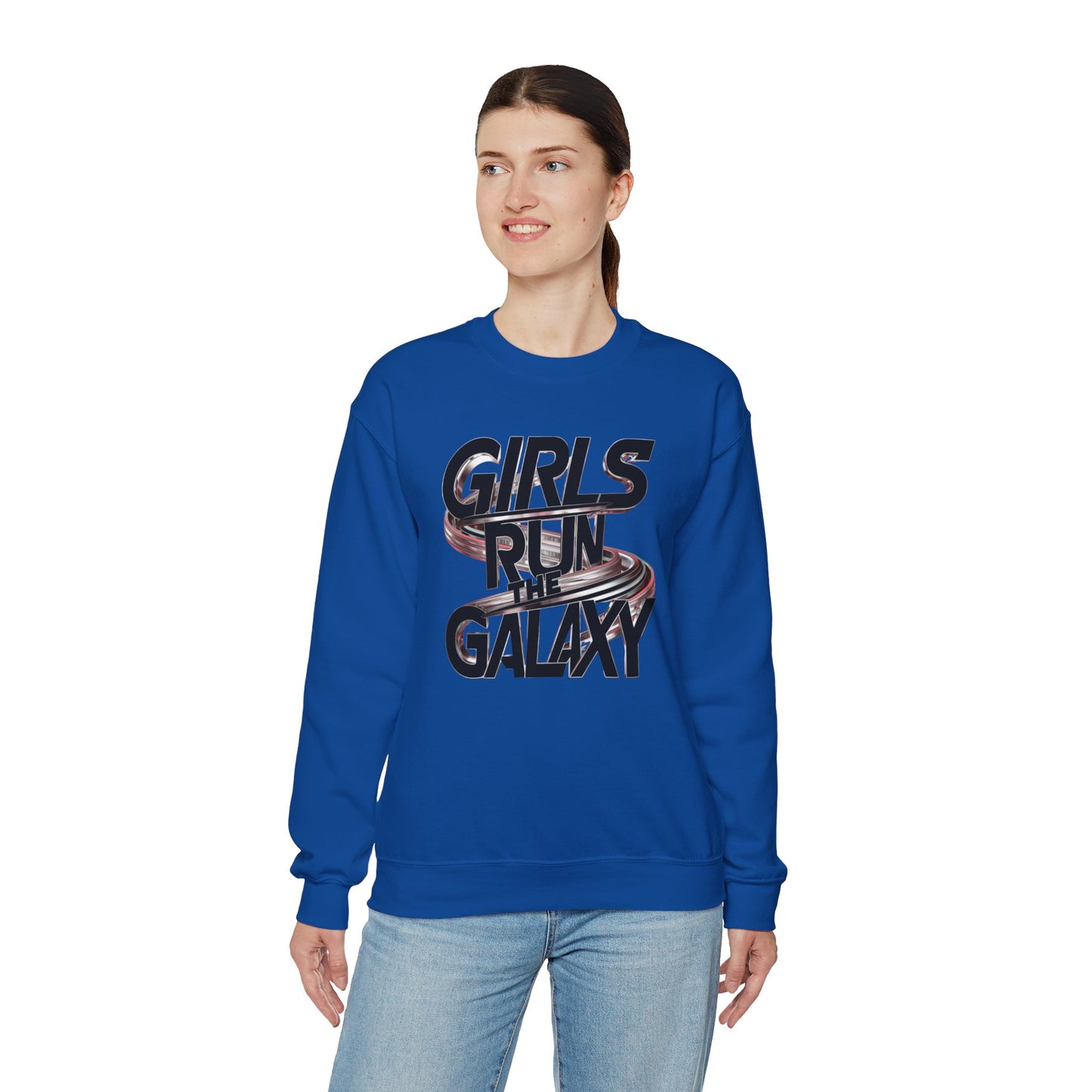 Girls Run The Galaxy Unisex Heavy Blend™ Crewneck Sweatshirt