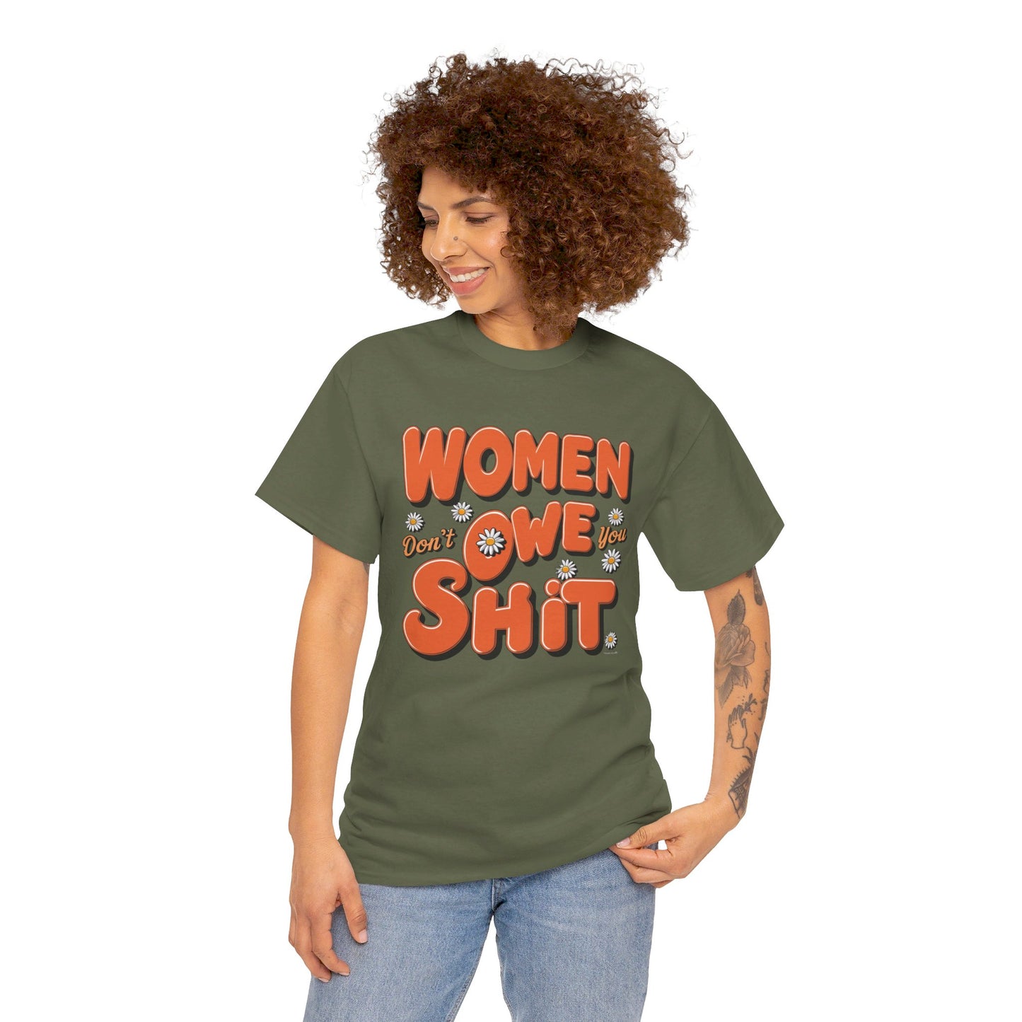 Women Don't Women Heavy Cotton Tee