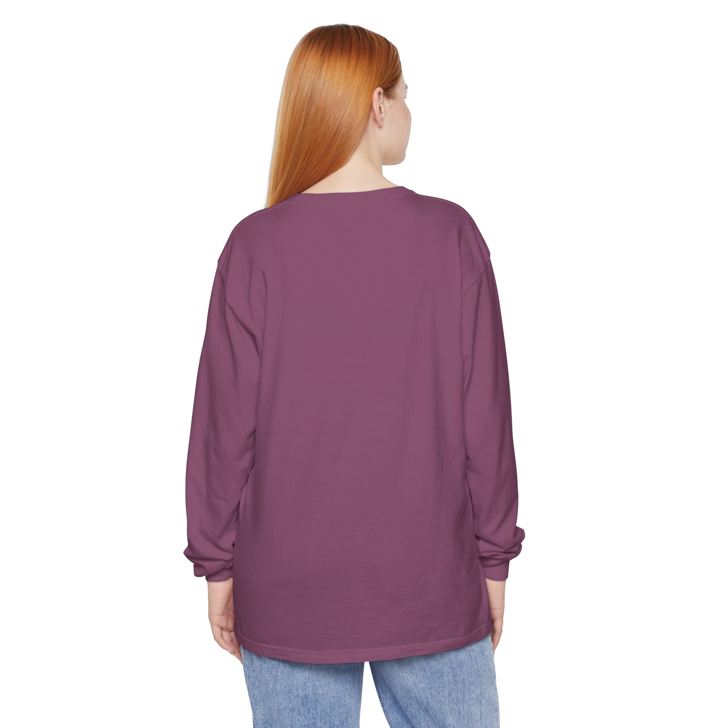 Be You Women Garment-dyed Long Sleeve T-Shirt