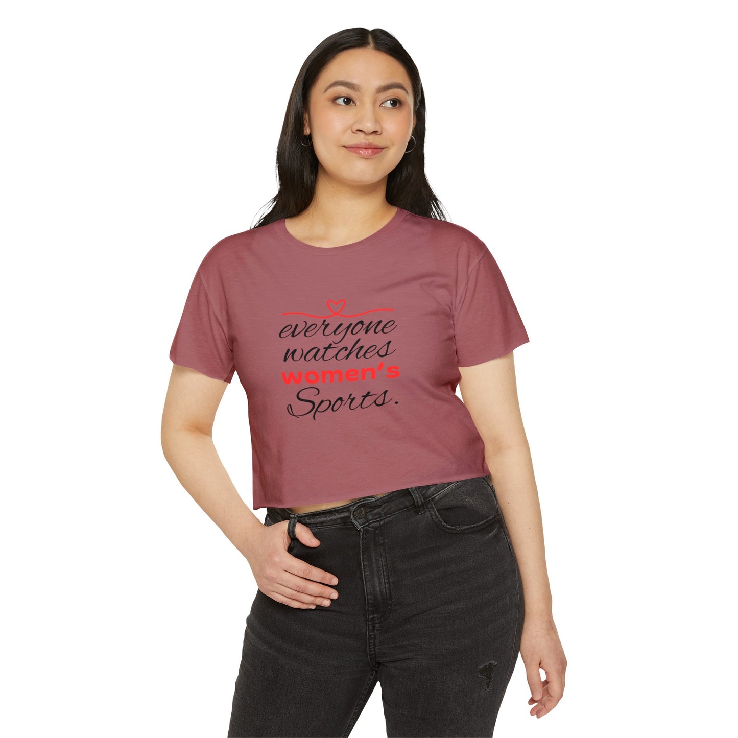 everyone watches Women's Festival Crop Top