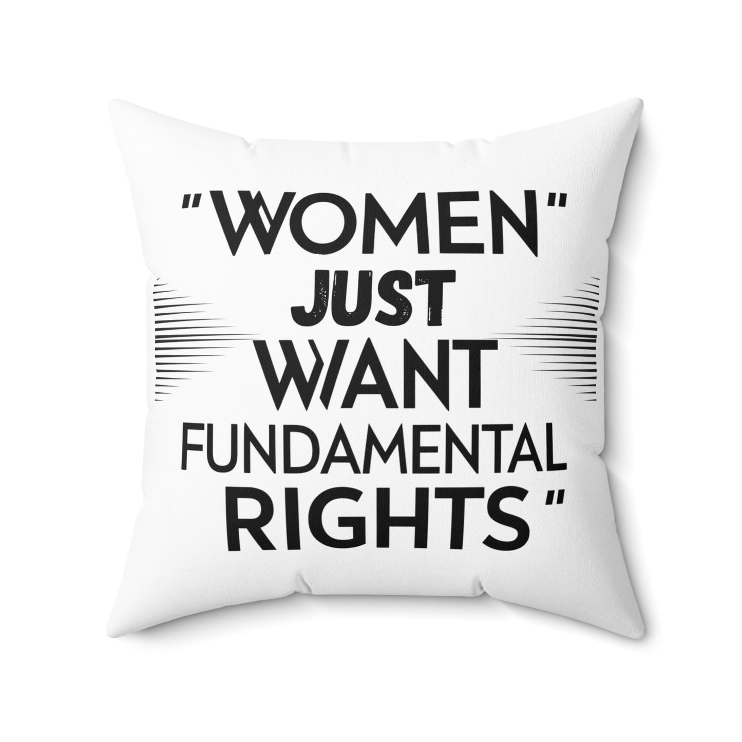 Women Spun Polyester Square Pillow