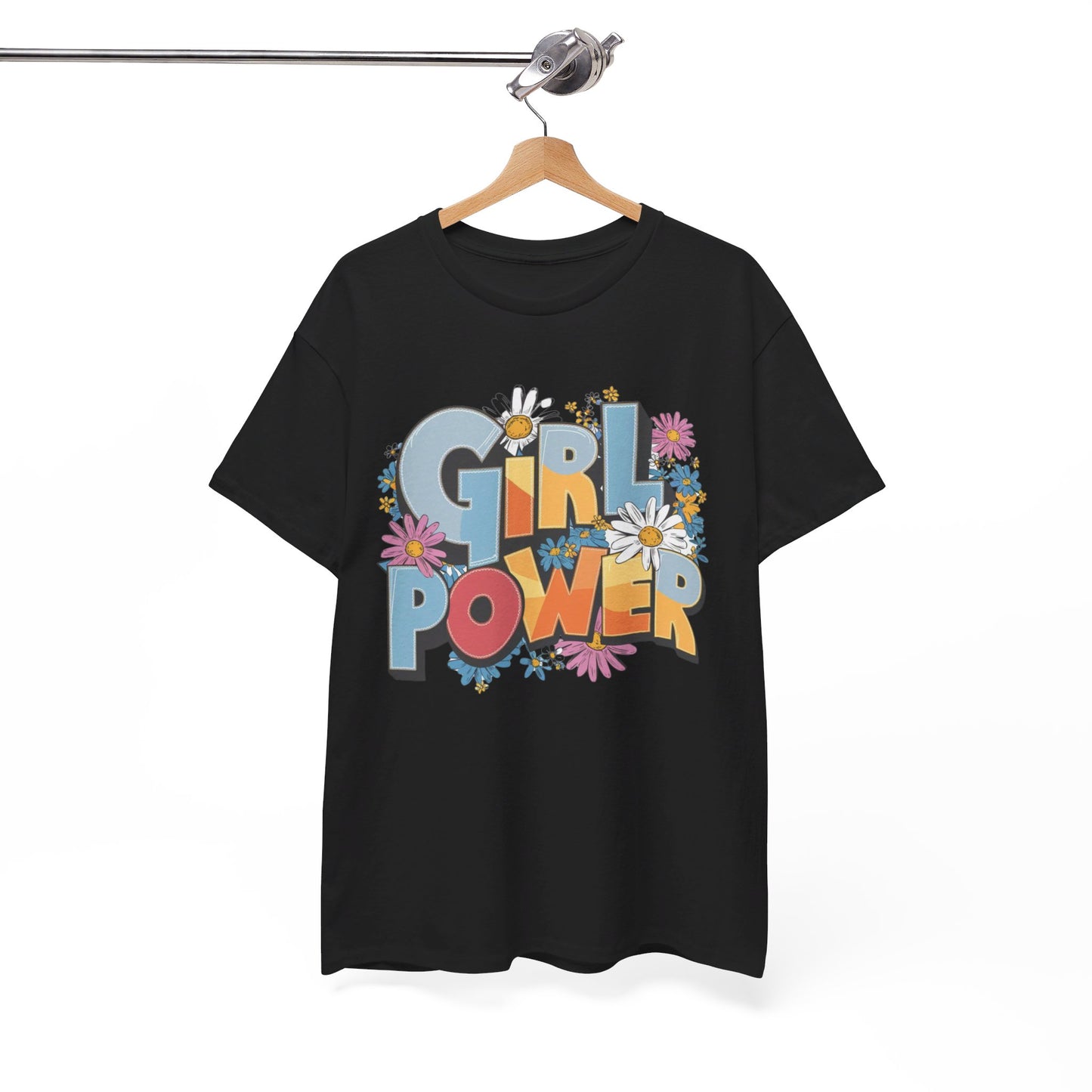 Girl Power Women Heavy Cotton Tee