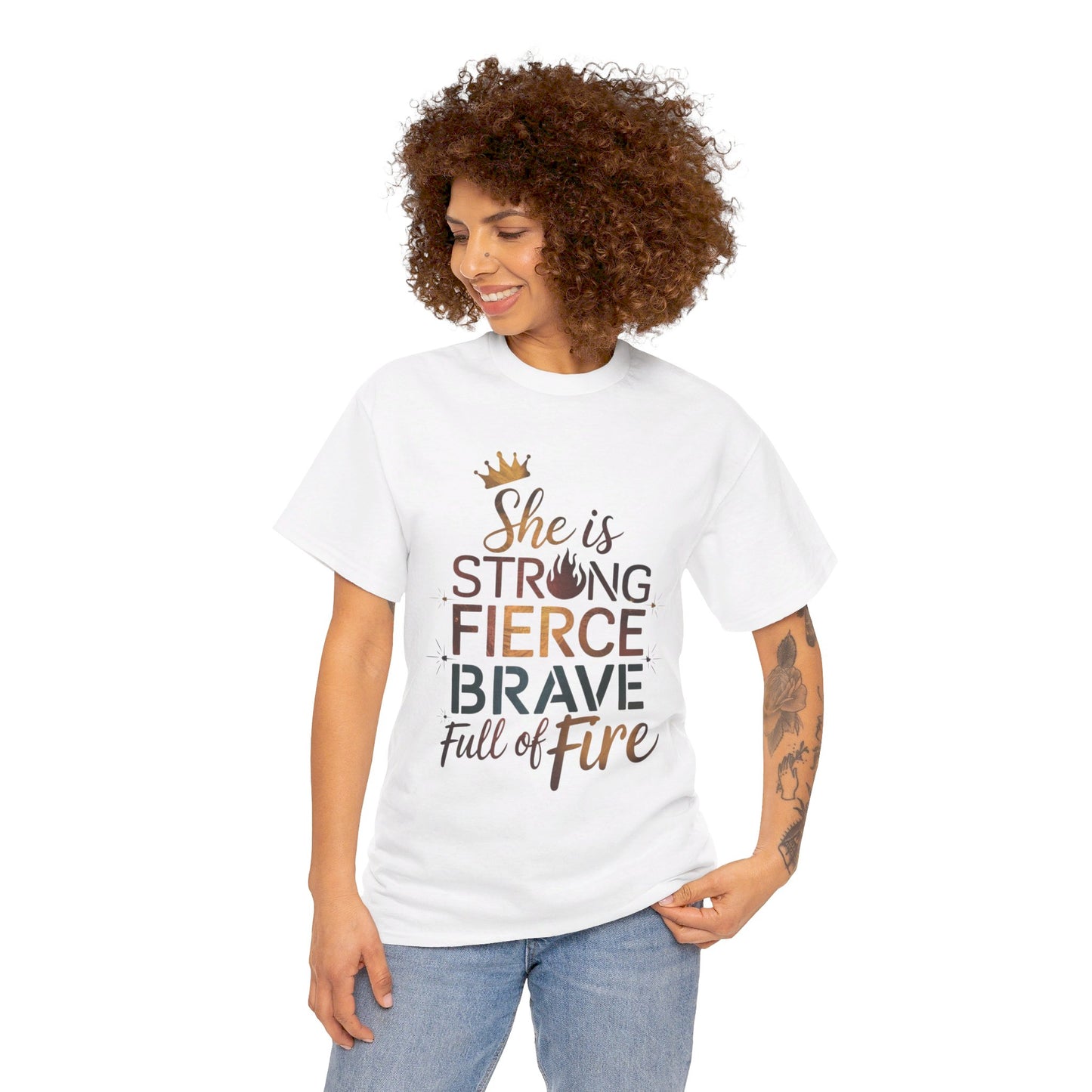 She Is Women Heavy Cotton Tee