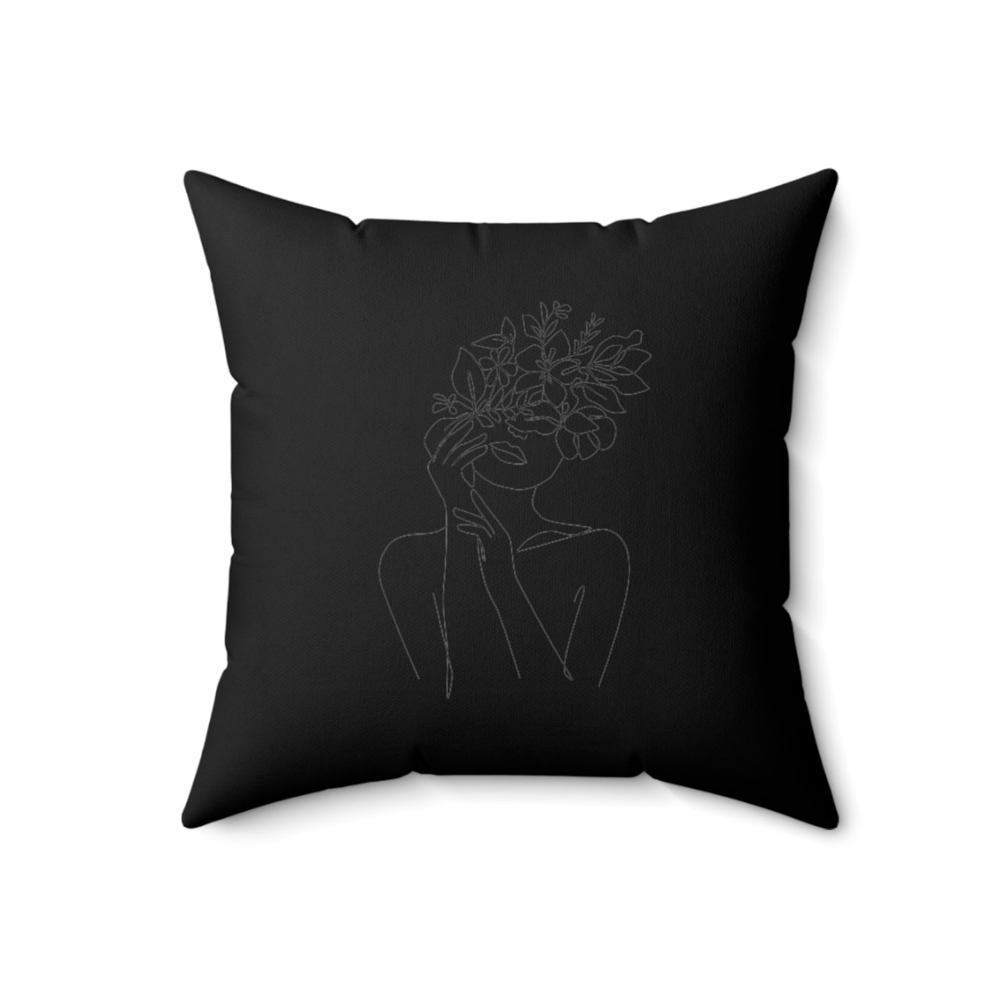 Women Spun Polyester Square Pillow