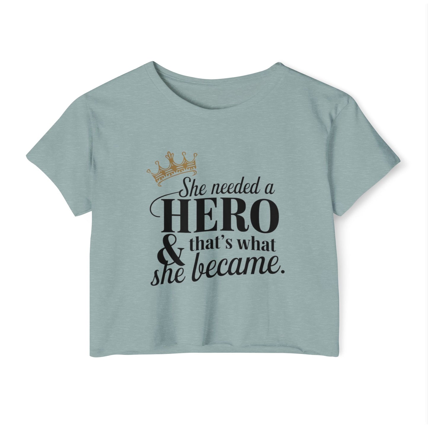 She Needed Women's Festival Crop Top