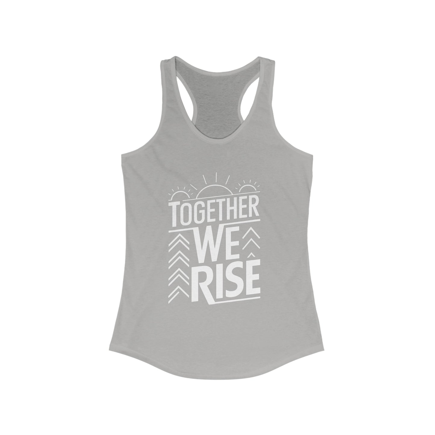 Together We rise Women's Ideal Racerback Tank