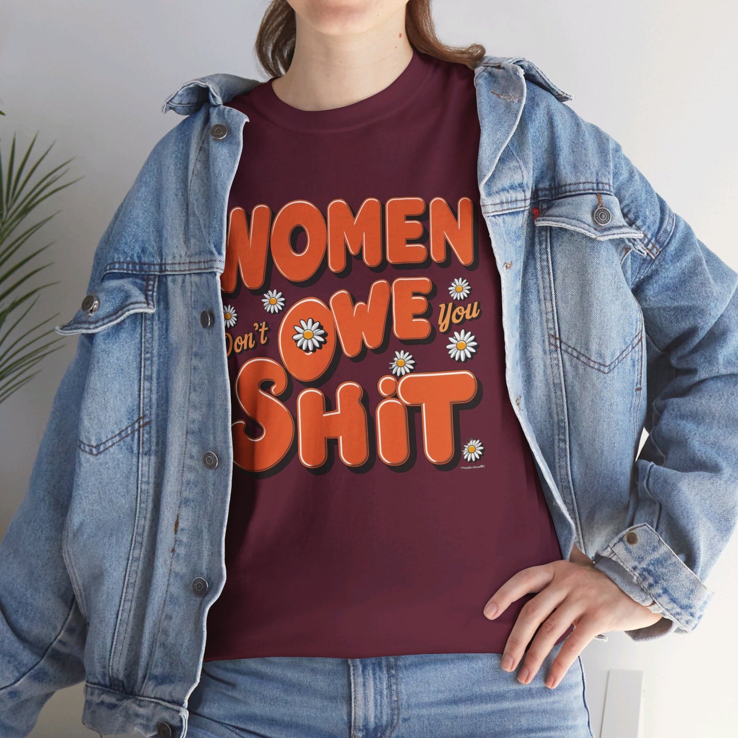 Women Don't Women Heavy Cotton Tee