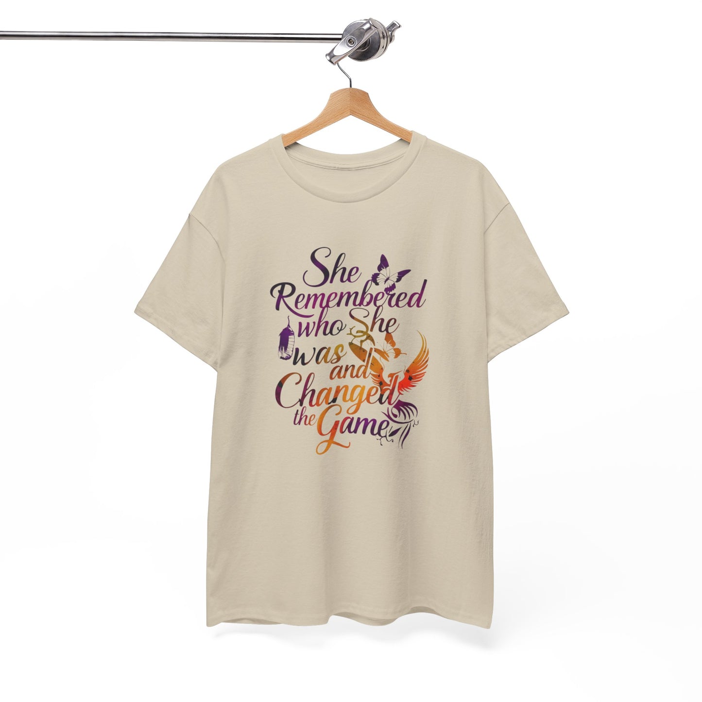 She Remembered Who She Was T Shirt with Hearts