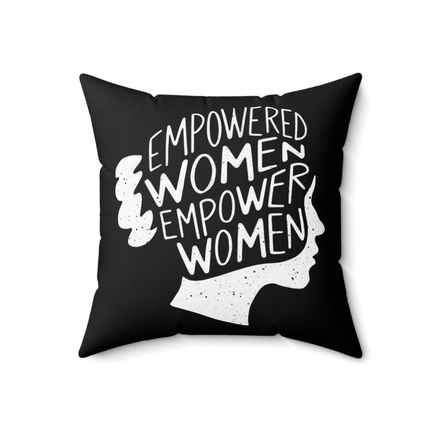 Empowered Spun Polyester Square Pillow