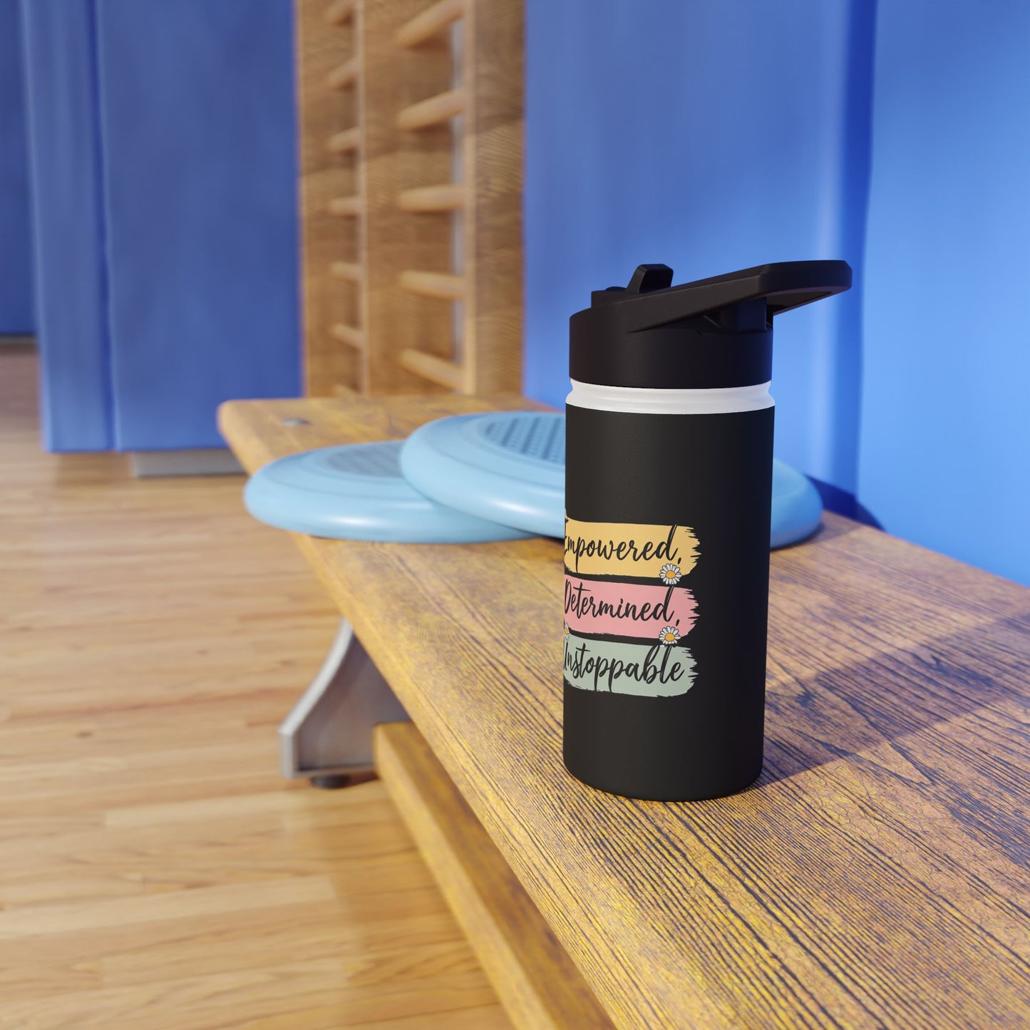 Empowered  Stainless Steel Water Bottle, Standard Lid