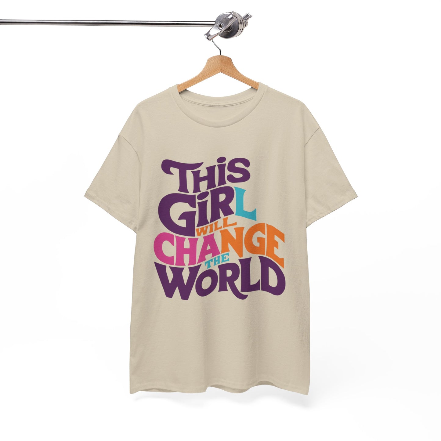 This Girl Printed  T Shirt with Hearts