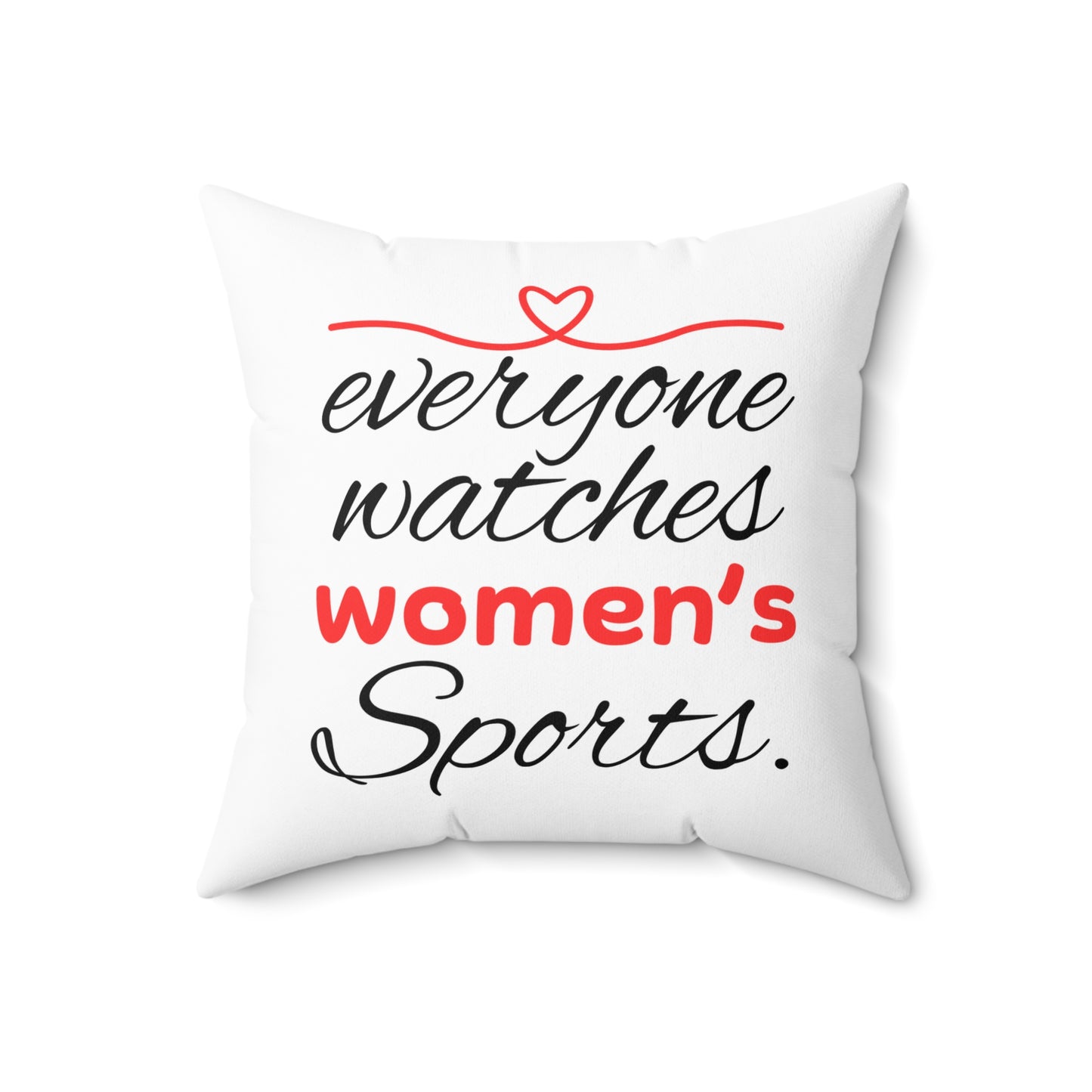 Everyone Spun Polyester Square Pillow