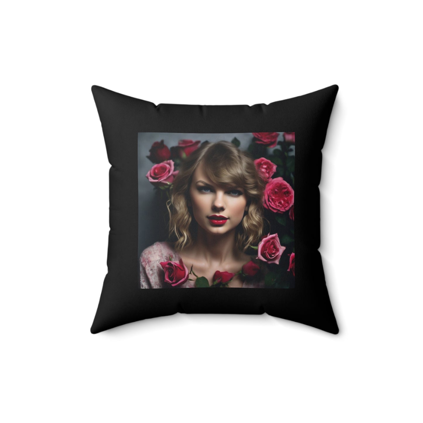 Women Spun Polyester Square Pillow