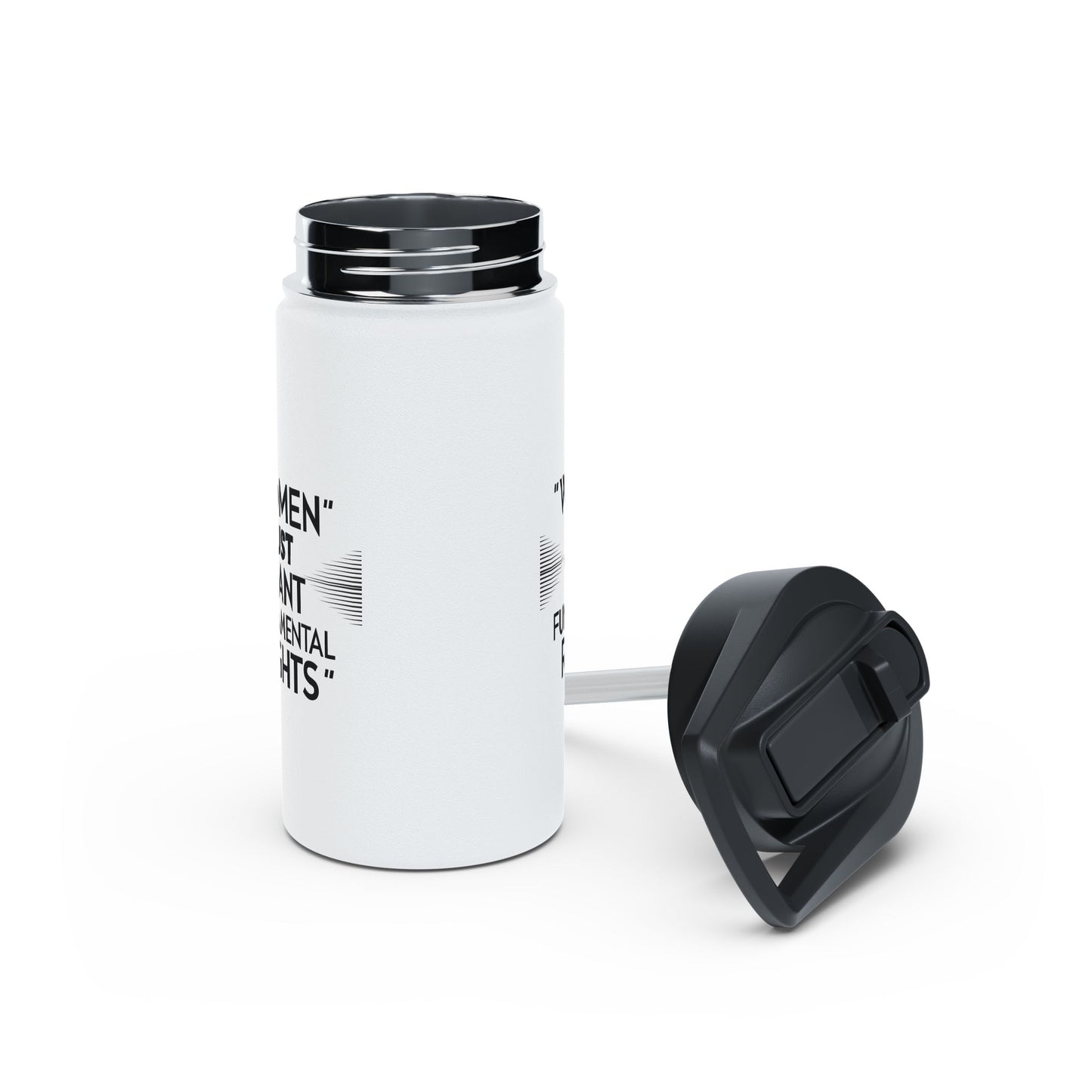 Women Just Stainless Steel Water Bottle, Standard Lid