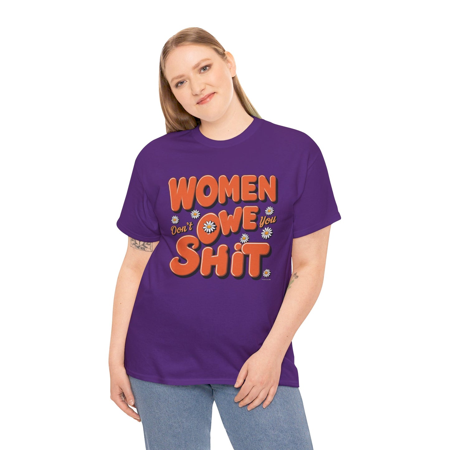 Women Don't Women Heavy Cotton Tee