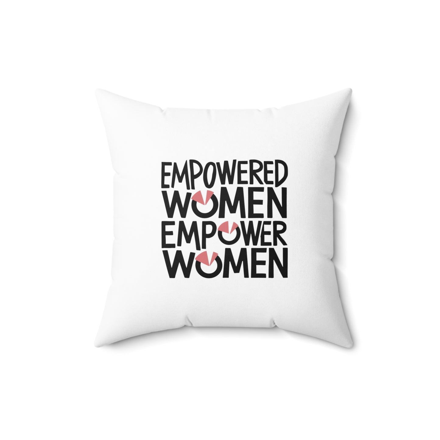 Empowered  Spun Polyester Square Pillow