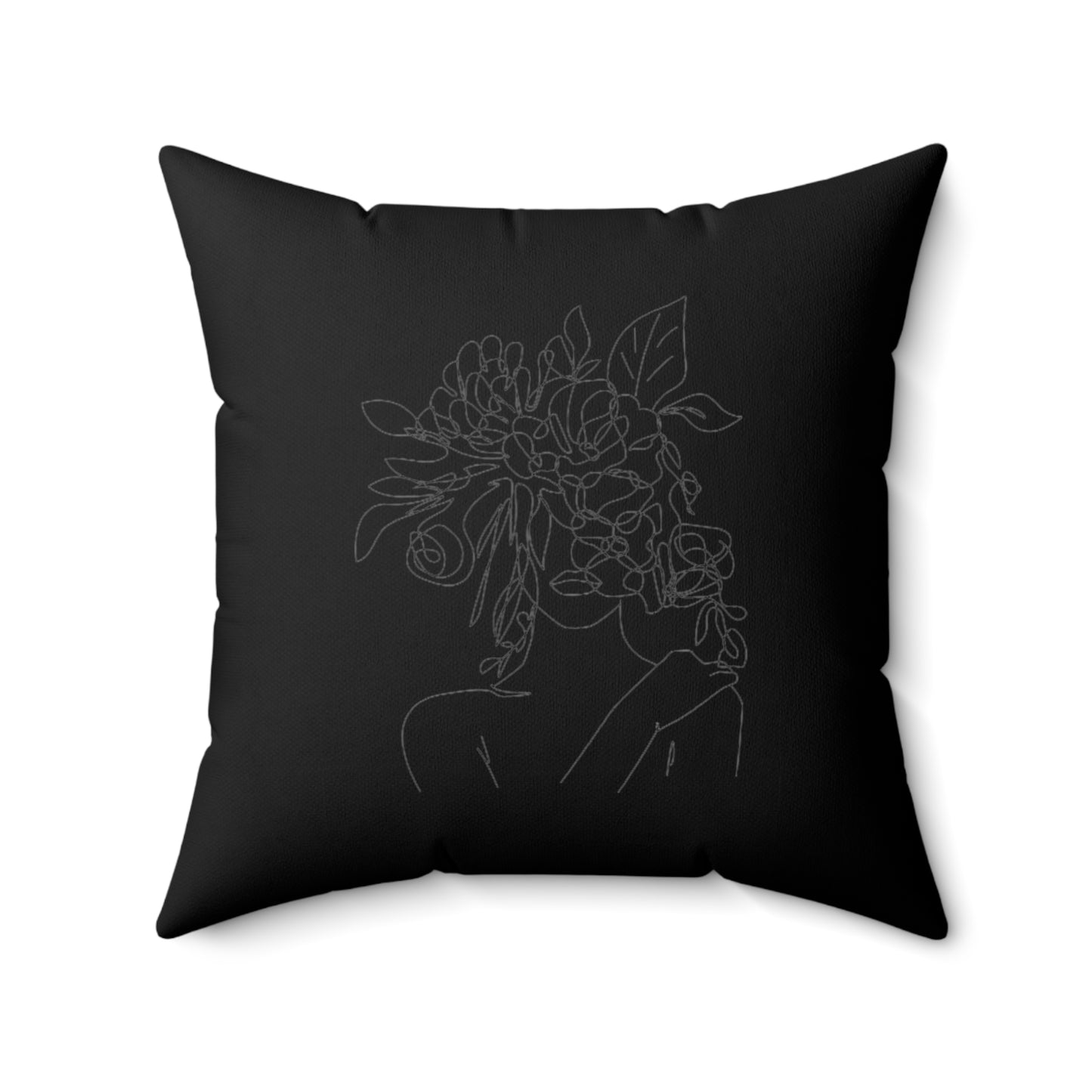 Women Spun Polyester Square Pillow