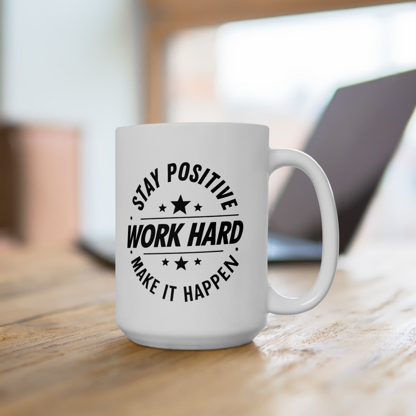 Stay Positive Ceramic Mug, (11oz, 15oz)