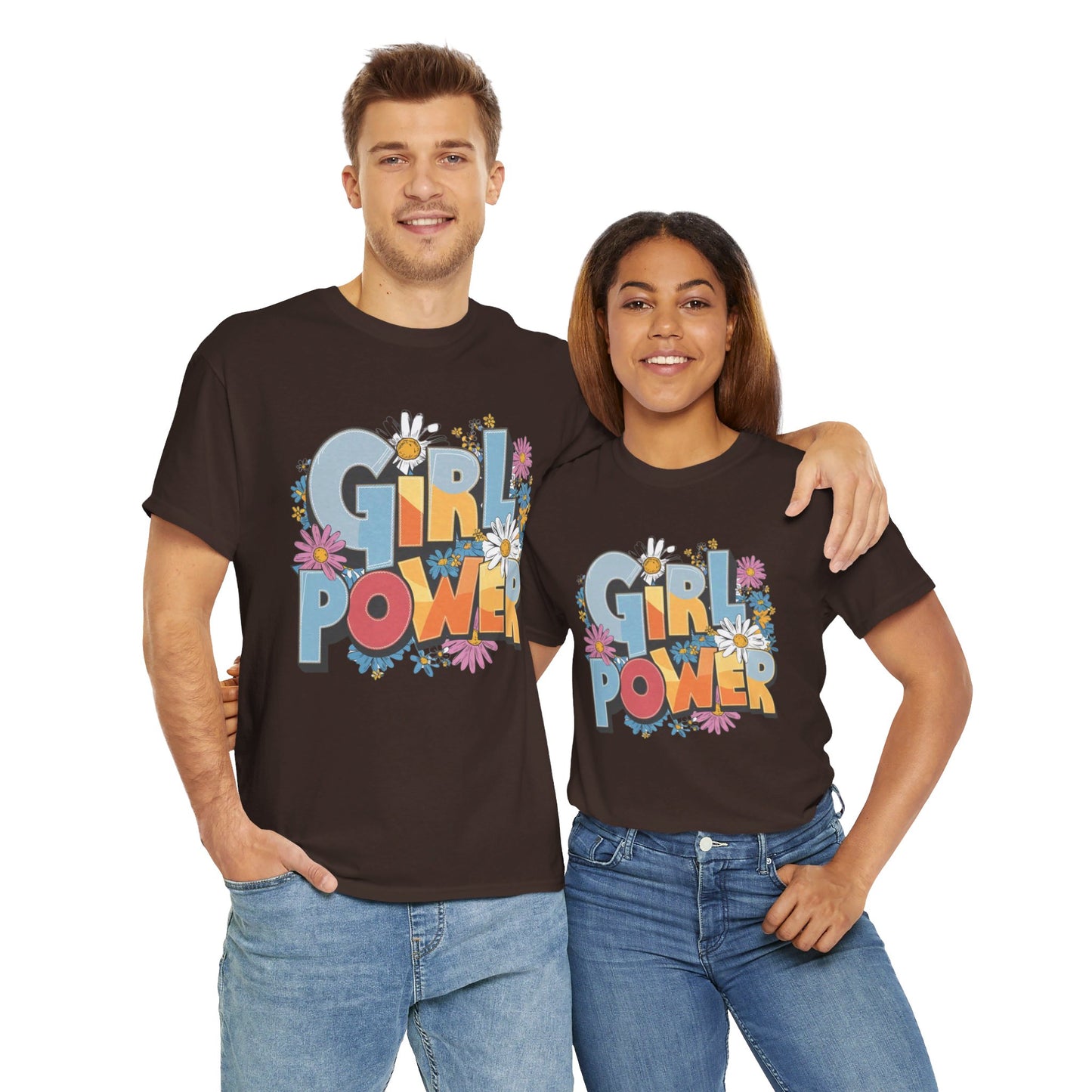 Girl Power Women Heavy Cotton Tee