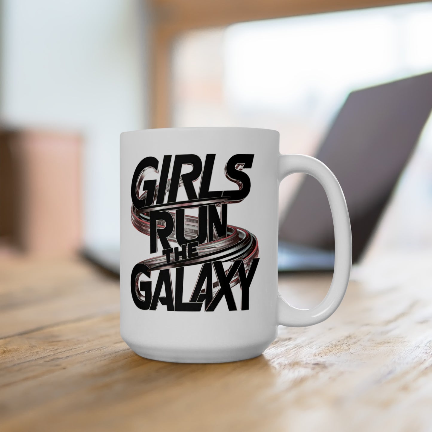 Girls Run Printed Ceramic Mug, (11oz, 15oz)