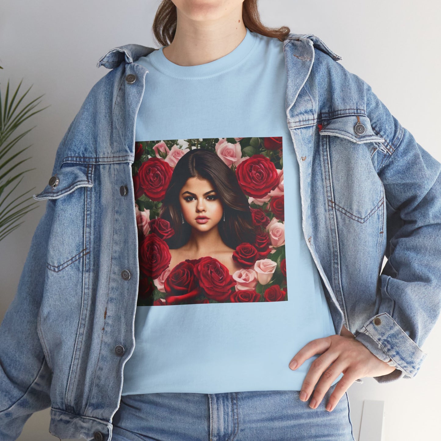 Selena Gomez T Shirt with Hearts