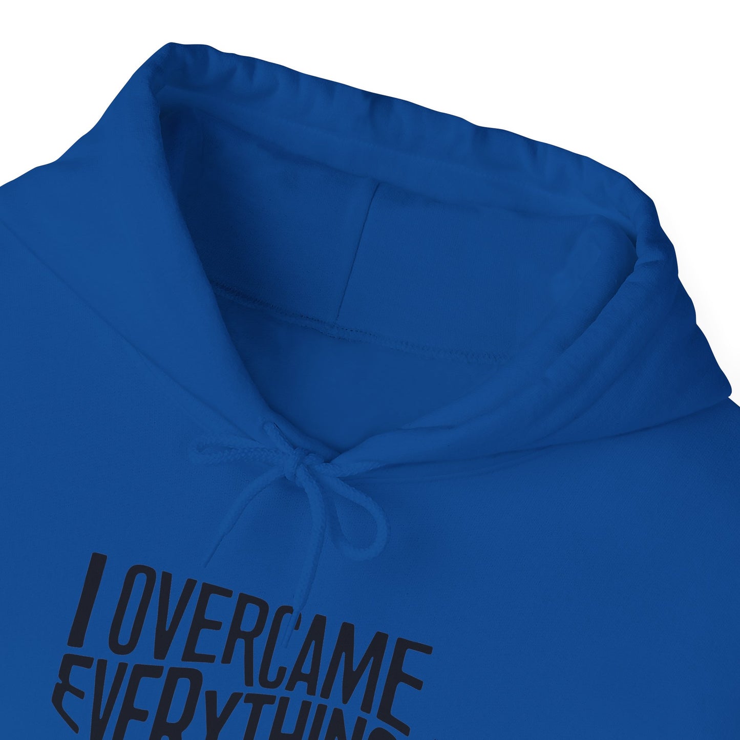 I Overcame Printed Unisex Heavy Blend™ Hooded Sweatshirt