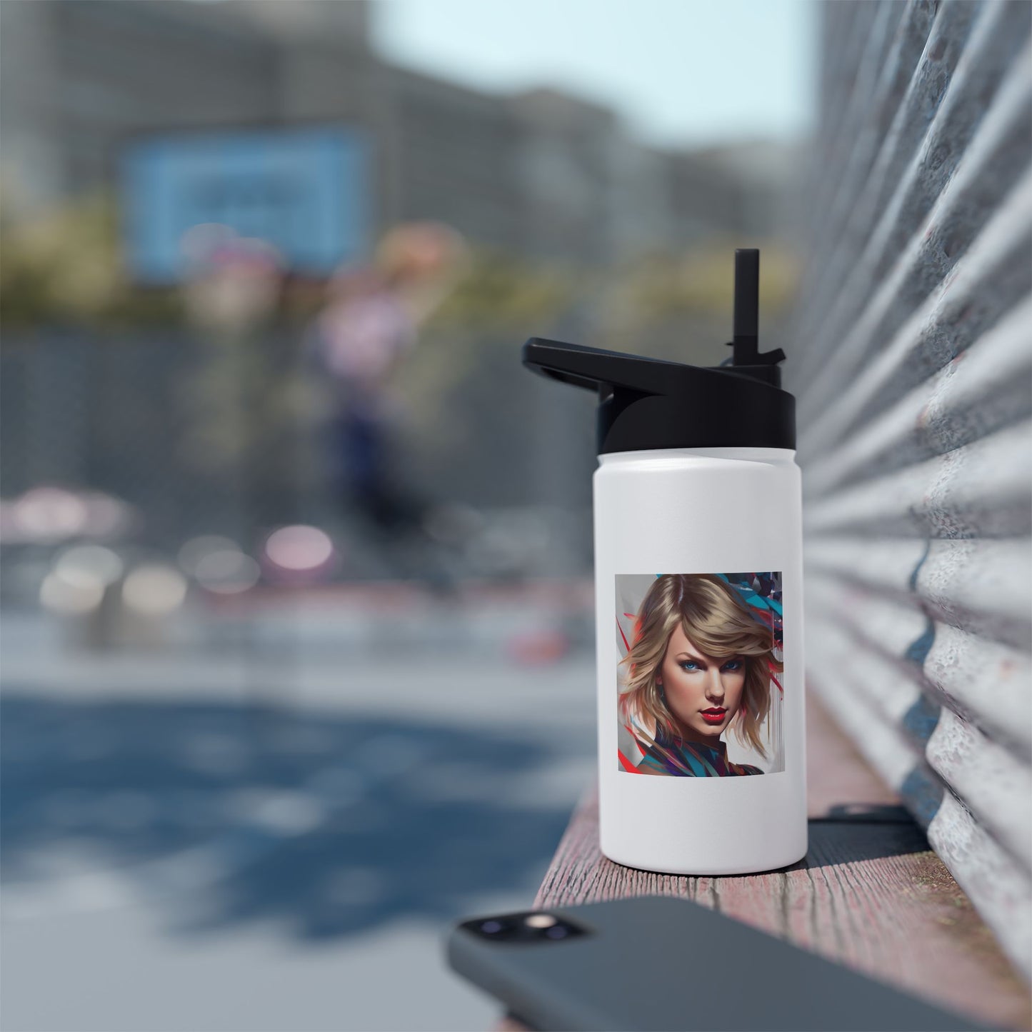 Women Stainless Steel Water Bottle, Standard Lid