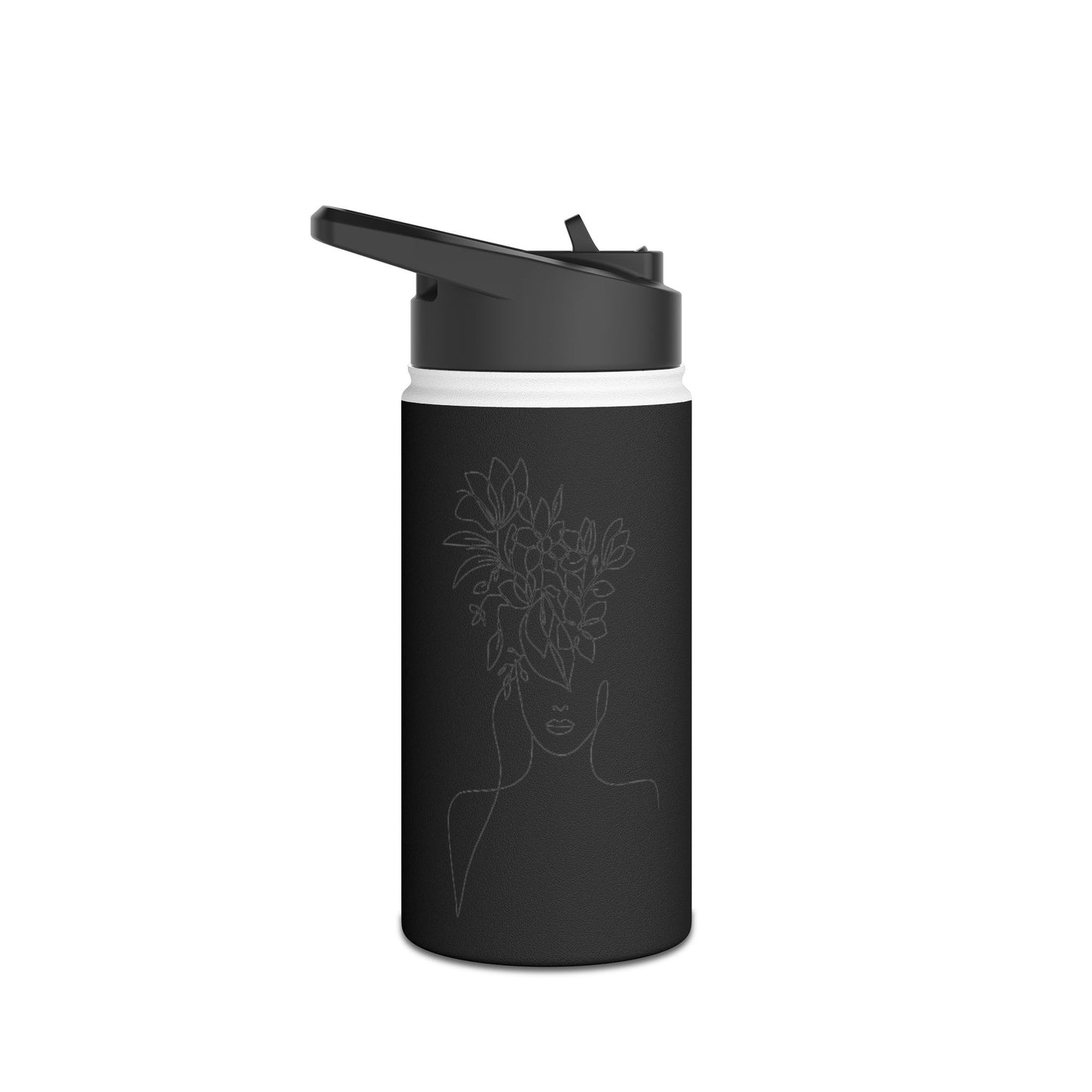 Women Stainless Steel Water Bottle, Standard Lid