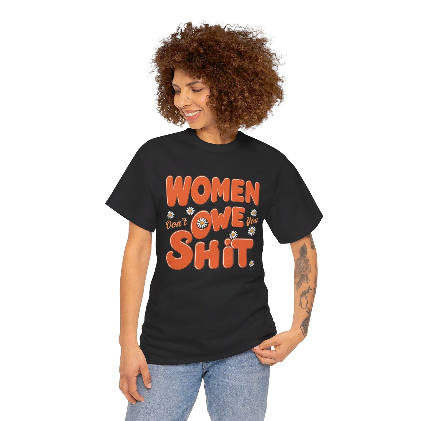 Women Don't Women Heavy Cotton Tee