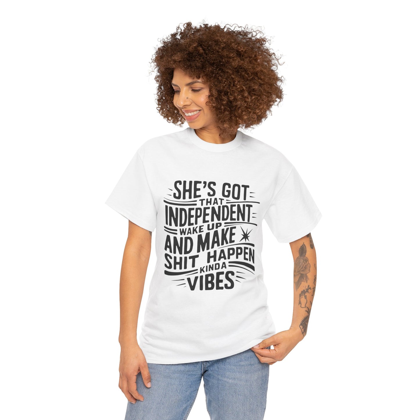 She's Got Independent T-Shirt with Hearts