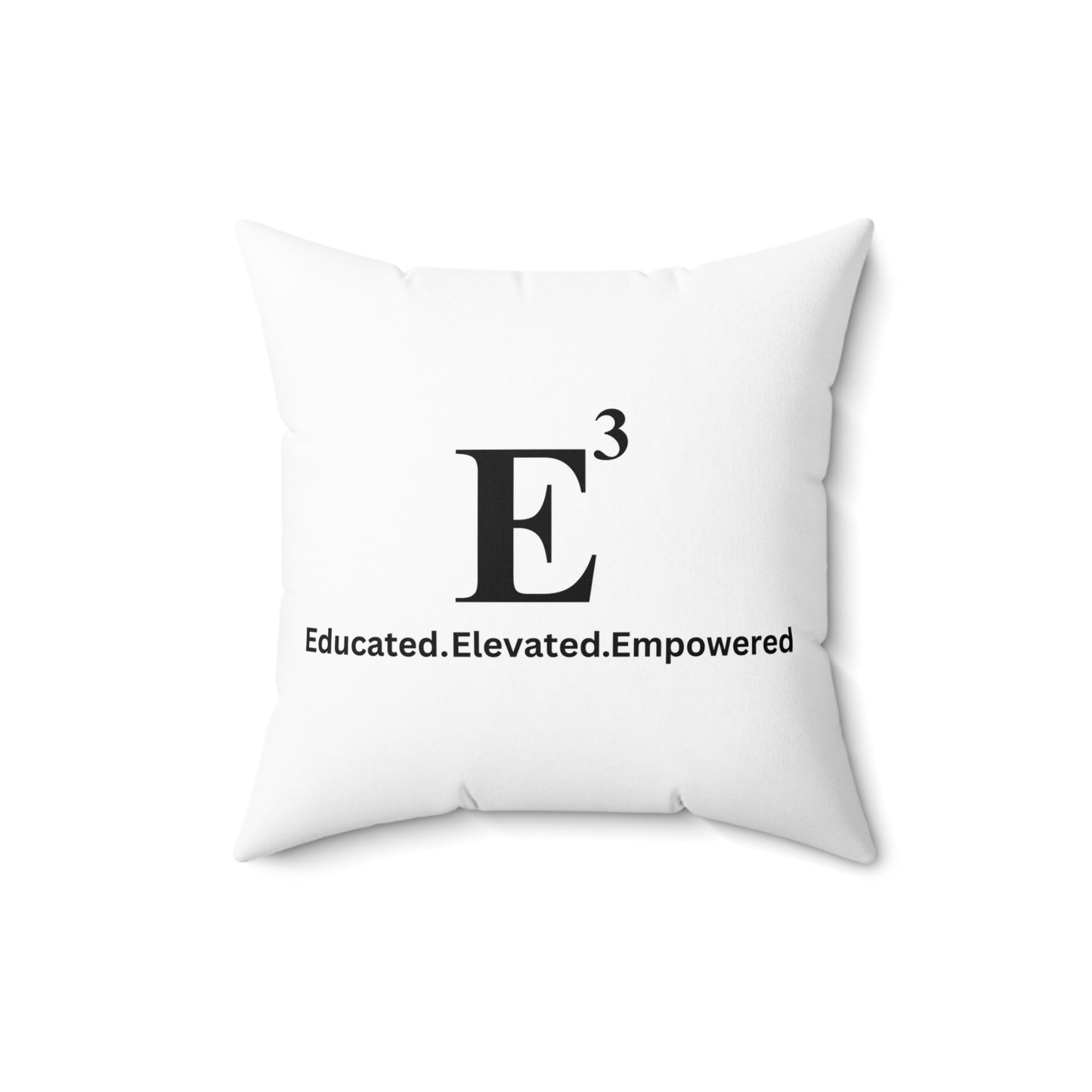 Educated Spun Polyester Square Pillow