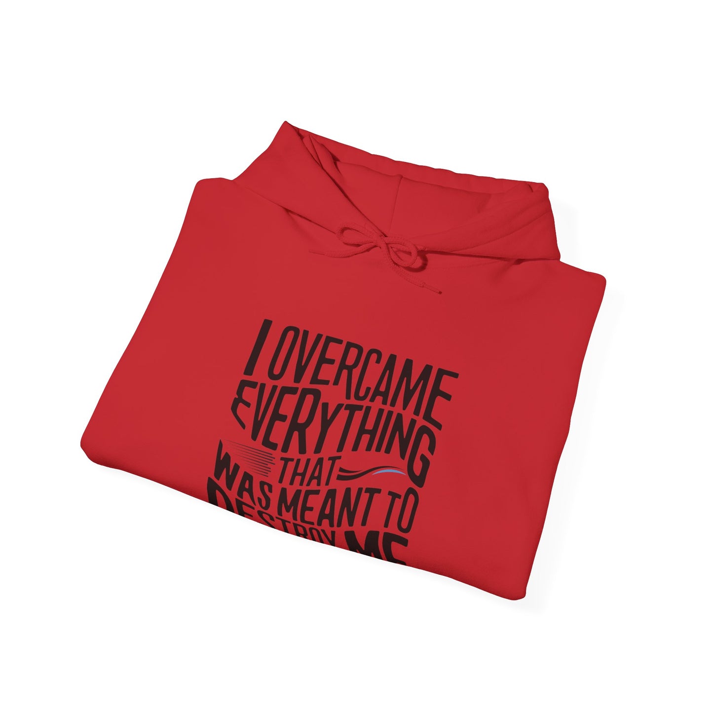 I Overcame Printed Unisex Heavy Blend™ Hooded Sweatshirt