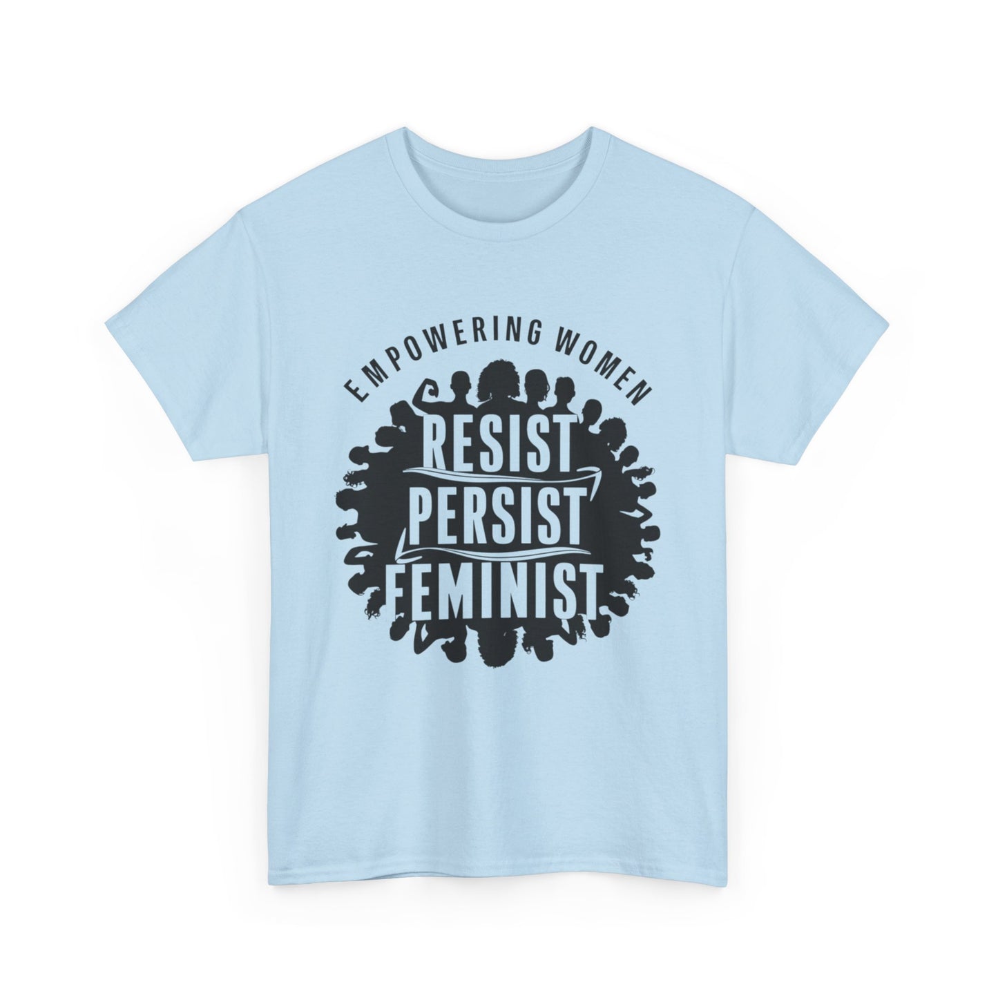 Empowering Women Printed T Shirt with Hearts