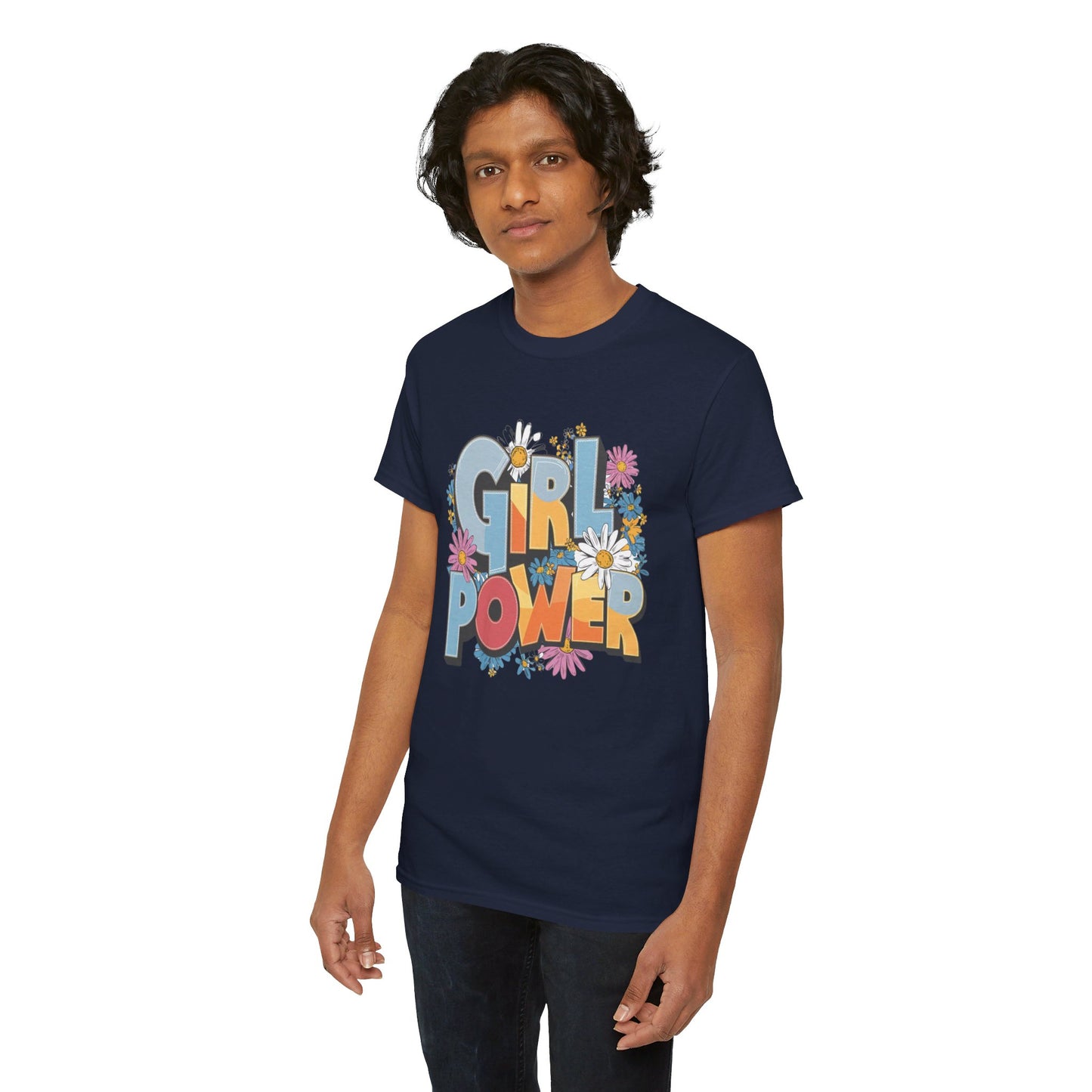 Girl Power Women Heavy Cotton Tee